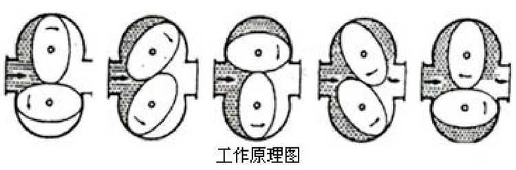 防腐型容積式流量計工作原理圖